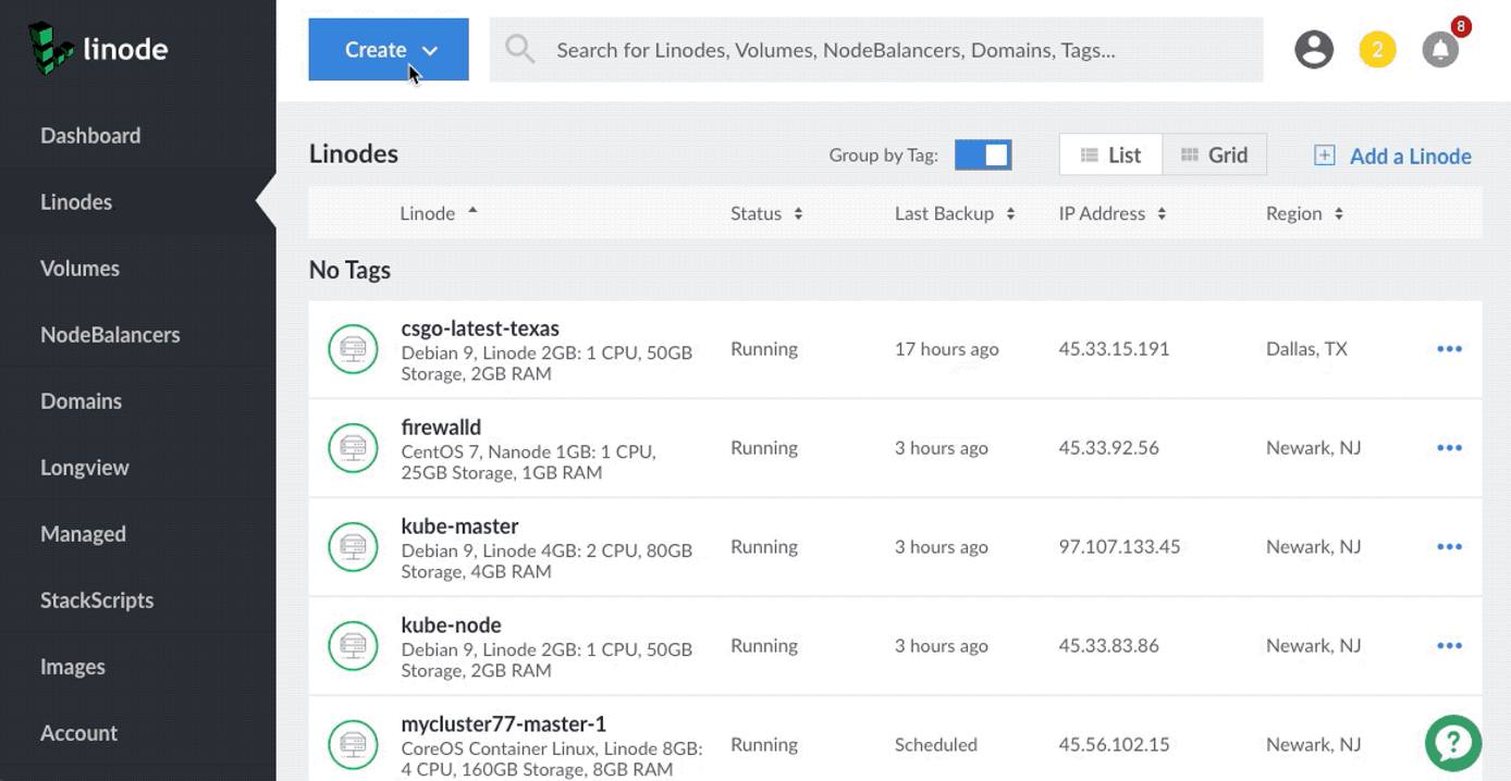 Create a Dedicated CPU Linode in the Cloud Manager Create a Dedicated CPU Linode in the Cloud Manager